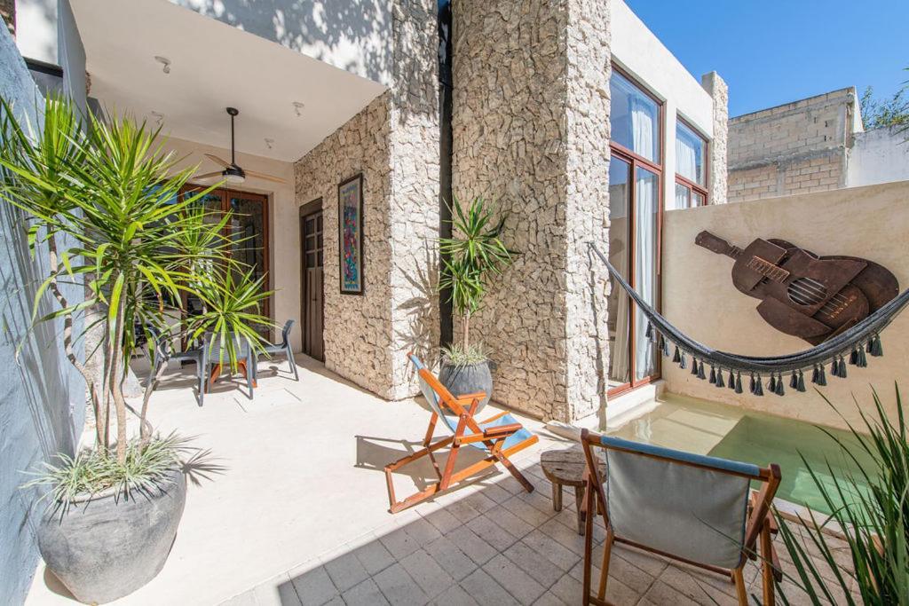 Casa Trova En Santa Lucia Centro, Mérida Kültér fotó